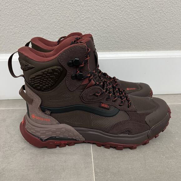 Vans Crestline Gore Tex MTE Mens 9 Hiking Boots Chocolate Brown Outdoor Shoes